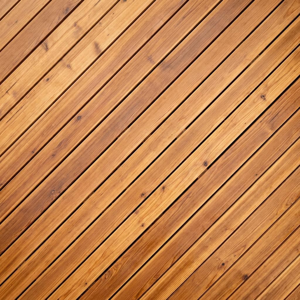 Weathered, grimy deck boards before power washing